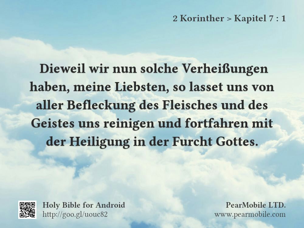 2 Korinther, Kapitel 7:1